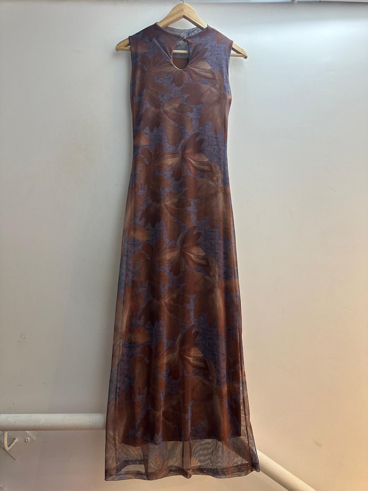 Robe Longue Aqua Dreams – Édition Élégance