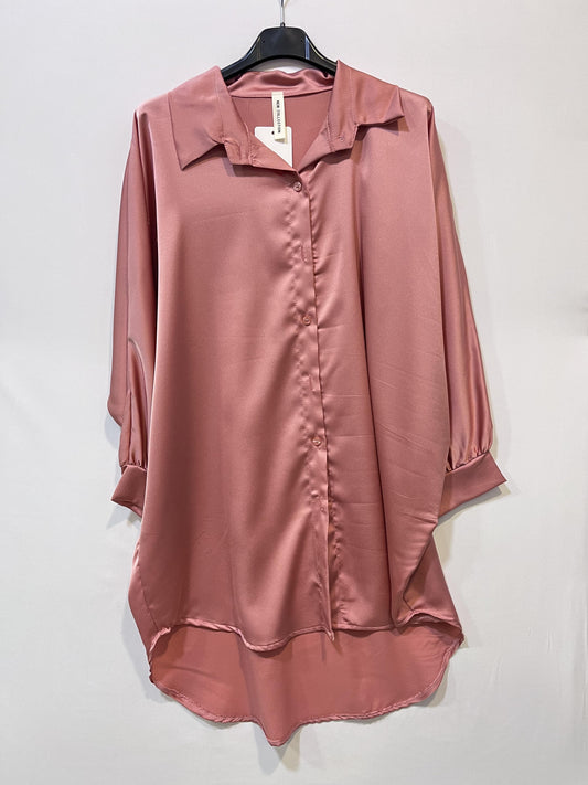 Chemise satinée Noa