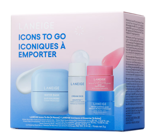 LANEIGE Icons To Go Set - Coffret Iconiques Soins Visage | Belle & Vogue