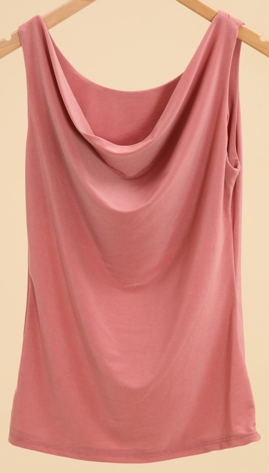 Debardeur  Livia- Col drapé