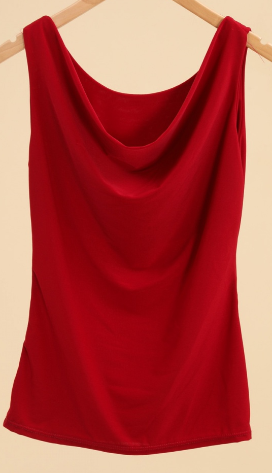 Debardeur  Livia- Col drapé