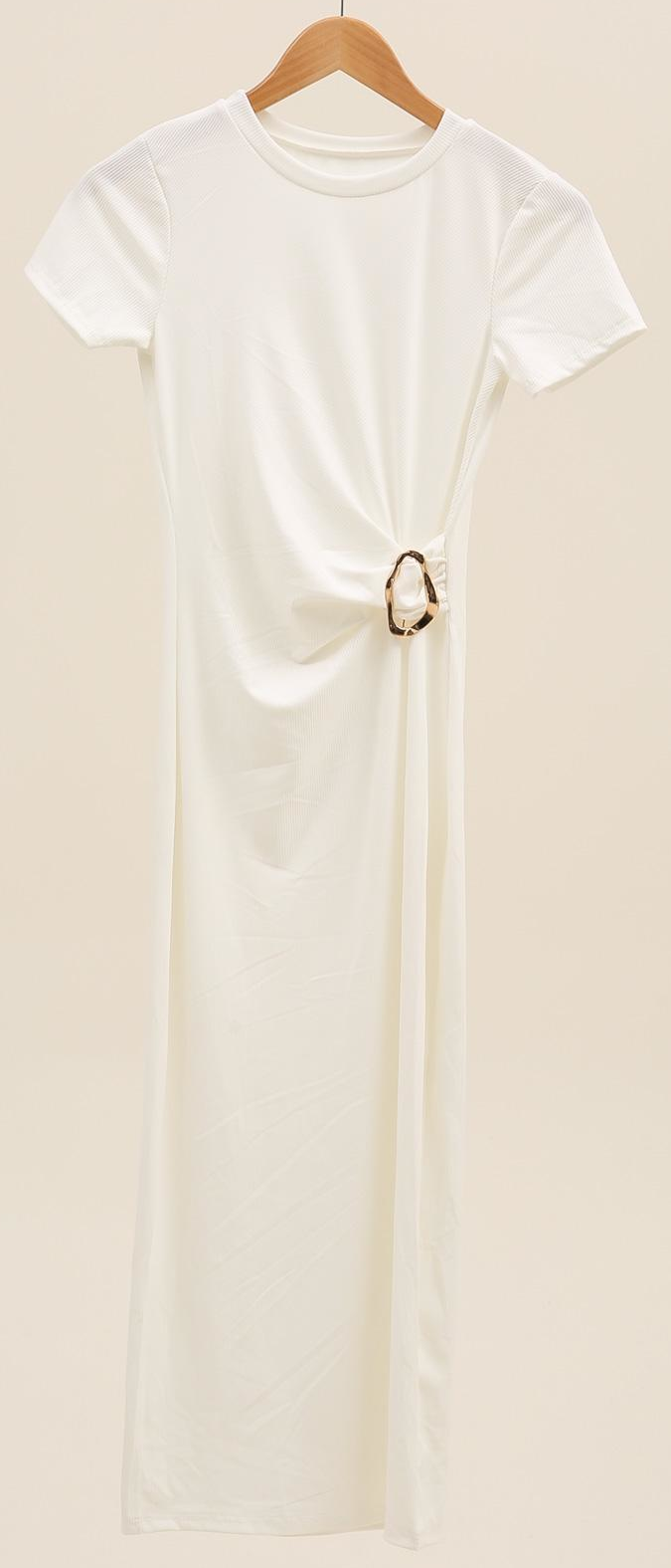 Robe Louna - Ceinturée à boucle chic