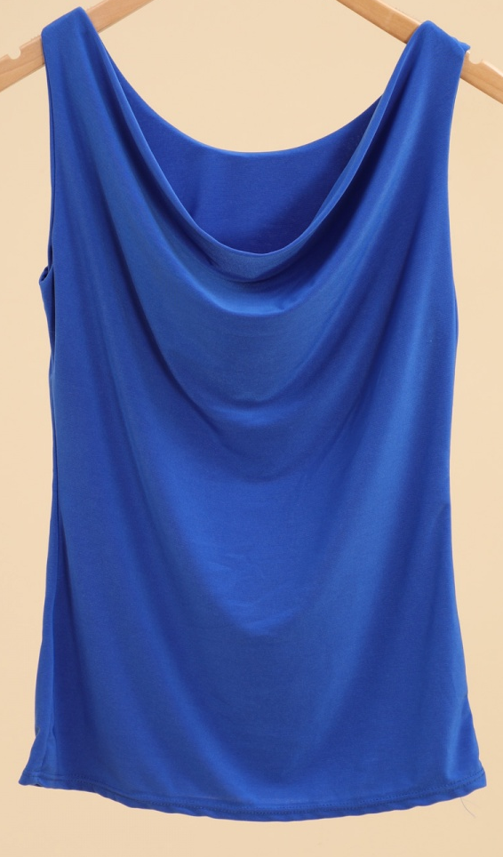 Debardeur  Livia- Col drapé